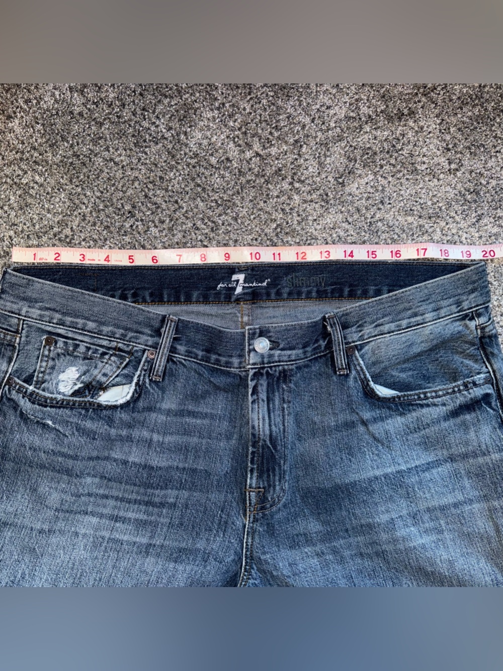 7 For All Mankind Men’s Slimmy Jean - Picture 8 of 9